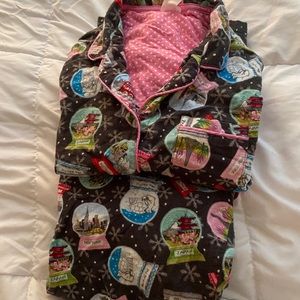 Holiday Snow Globe pajama set from Target